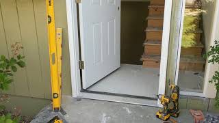 Jeld Wen Front Door Installation  Really crappy products and craftsmanship PART 1 [upl. by Timothee367]