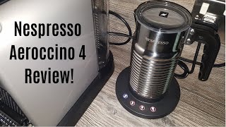 Nespresso Aeroccino 4 Milk Frother Review  Worth upgrading from the Aeroccino 3 [upl. by Hancock]