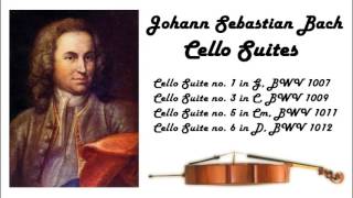 Johann Sebastian Bach  Cello suites in 432 Hz great for reading or studying [upl. by Hilaria]