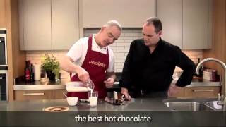 How to make a hot chocolate using an aerolatte milk frother [upl. by Dlorag]